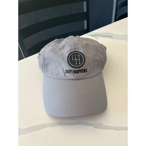Hagerty Gray Baseball Cap Shift Happens Manual Gear Shift Patch Adjustable Strap